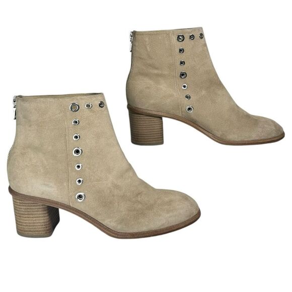 Rag & Bone, “Willow” Suede Ankle Boot in Sand, Grommets - Size 41, 11 (US) Beige - Picture 2 of 16